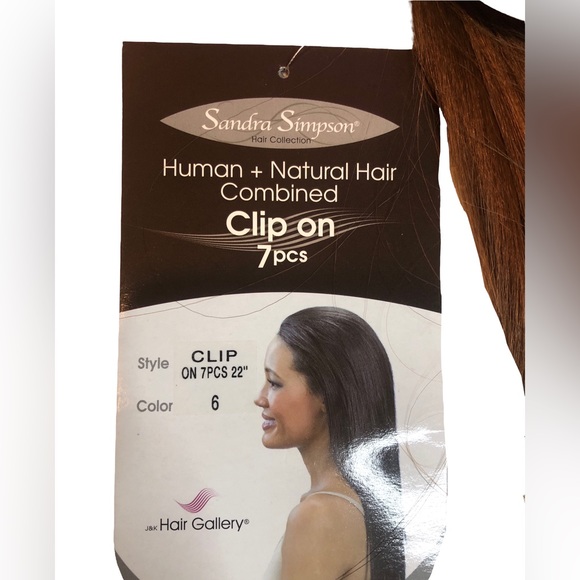 Sandra Simpson Human+Natural Clip In Hair Extensions - Picture 3 of 3